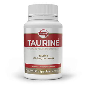Taurina 550mg 60 cápsulas - Vitafor