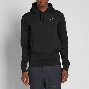 Moletom Nike Swoosh Solo Canguru Preto