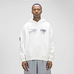 Moletom TAKE-OFF " FLOW OFF WHITE BOXY"