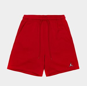 Shorts Jordan Brooklyn Fleece Vermelho