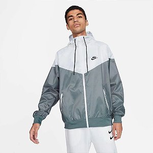 Jaqueta Nike Sportswear Windrunner Cinza