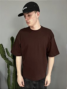 Camiseta M Basic Boxy Fit Mocha