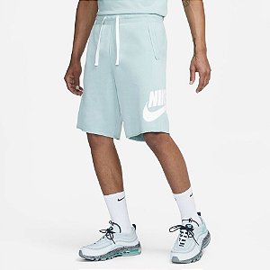 Shorts Nike Club Alumni Moletom Verde