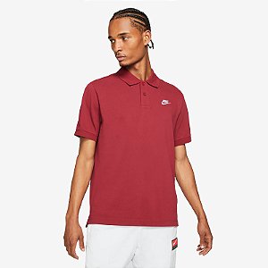 Camisa Polo Nike Sportswear Vinho Bordo