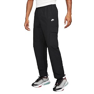 Calça Nike Club Woven Cargo Preta