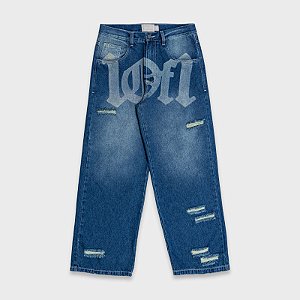Calça TAKE-OFF X 1OF1 Baggy V1 Jeans "Blue"