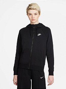 Moletom Nike Club Sportswear Preto Feminino