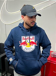 Moletom Red Bull Canguru Classic Azul