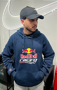Moletom Red Bull Canguru Racer Azul