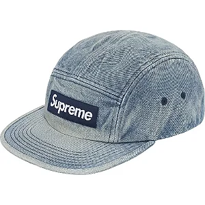Boné Supreme Washed Chino Twill Camp Denim FW25-W1