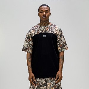 Camiseta TAKE-OFF Surface Realtree Preta