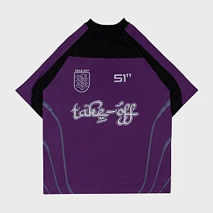 Camiseta TAKE-OFF Archive Tee Roxa