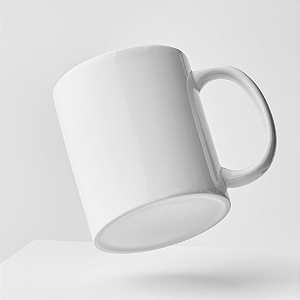 Caneca Branca Cerâmica MUG PRINT 325ML Sublimação