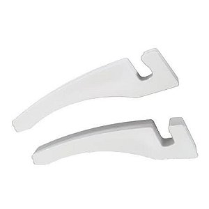 Par de Suporte Branco para Azulejos 15x15