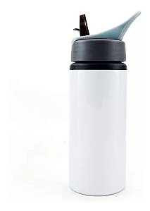 Squeeze Alumínio  Branco Modelo Nike 600ML Sublimação