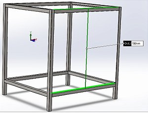 Porta enrolar especial - larg até 757 mm x altura até 700 mm x  - cor Cinza