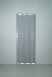 Porta Sanfonada Lisa Branca Texturizada