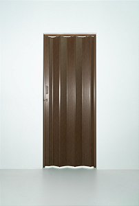 Porta Sanfonada Lisa Imbuia Texturizada