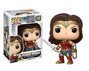Boneco Funko Pop! Mulher Maravilha Wonder Woman 206