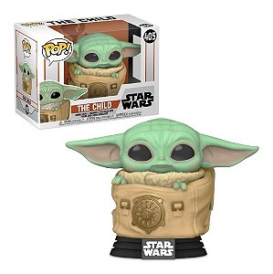 Boneco Funko Pop Mandalorian Baby Yoda With Bagthe Child 405