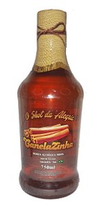 Cachaça Artesanal Sabor Canela - Shot Da Alegria 750ml