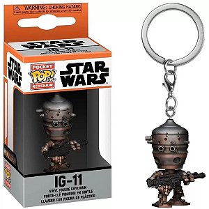 Chaveiro Funko Pop Star Wars Boneco Ig-11