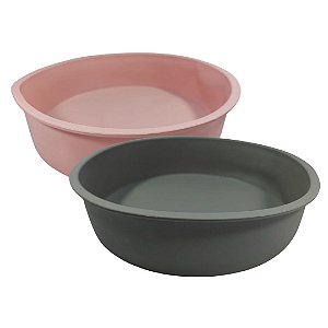 Forma Assadeira De Bolo Torta Redonda Silicone Antiaderente