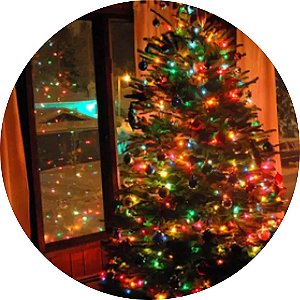 Pisca Pisca 100 Leds Decoração Árvore De Natal Colorido 127v