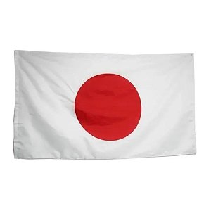 Bandeira Japão Cores Nas 2 Faces P/ Mastro E Parede 1,5x0,90