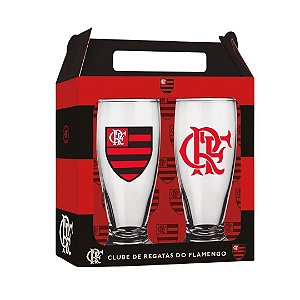 Conjunto 2 Copos Tulipas Munich 200ml - Flamengo Crf