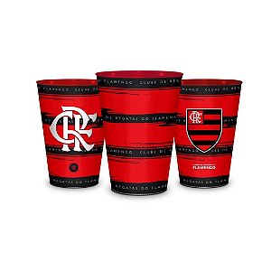 Copo Plástico Do Flamengo Mengão Crf 600ml