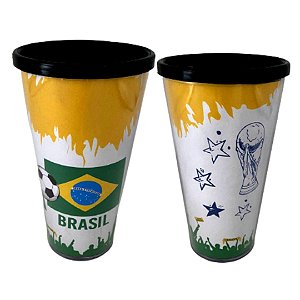 Copo Térmico Brasil Copa Do Mundo 480ml