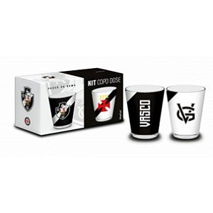 Conjunto 2 Copos Dose Iron Vasco Da Gama Shot 55ml