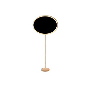 Placa Decorativa Mini Lousa Giz Quadro Negro Lembrancinhas - Redondo