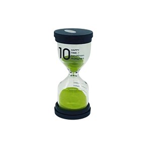 Mini Ampulheta 10 minutos Temporizador De Vidro