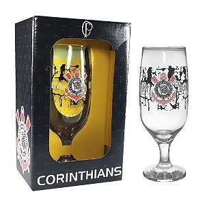 Taça de cerveja e chopp do Corinthians 300ML