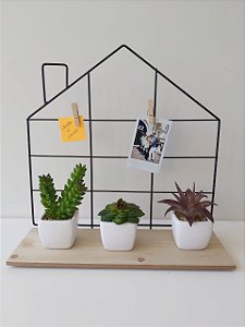 Prateleira / Nicho Aramado Home - Decoração Porta Recados