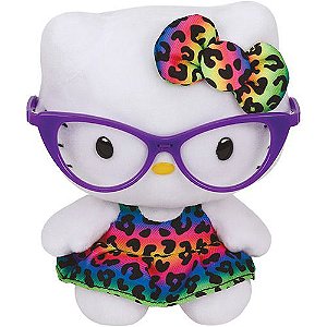 Pelúcia Beanie Babies Hello Kitty Óculos - Dtc