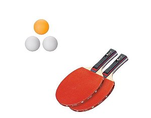 Kits De Ping Pong 2 Raquetes 3 Bolas Cada