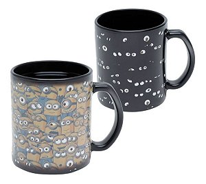 Caneca Mágica De Vidro Termossensível Minions - Muda De Cor