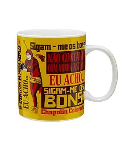 Caneca De Porcelana Chapolin Oficial Frases