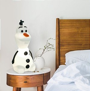 Luminária Decoração Infantil Olaf Frozen Original Abajur 3d