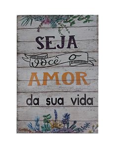 Quadro Decorativo Para Casa - Quadrinho Em  Mdf Madeira