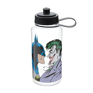Garrafa De Plástico Squeeze Batman Vs Coringa 1 Litro