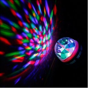 Luminária Projetora Giratória / Rotativa Luzes Para Festa