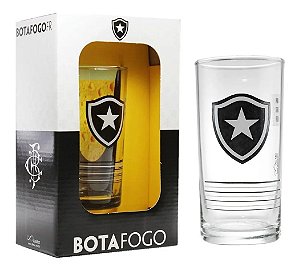 Copo De Vidro Long Drink Cerveja Chopp Botafogo 300 Ml