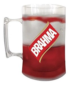Caneca De Gel Cerveja Brahma 410 Ml Congelável