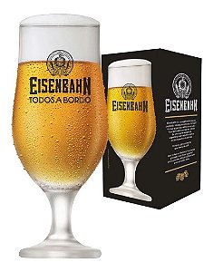 Taça Cerveja Oficial Vidro Eisenbahn Todos A Bordo 330ml