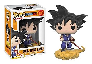 Boneco Funko Pop Anime Dragon Ball Goku Flying Nimbus 109