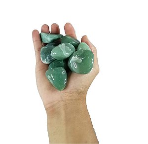 1kg De Pedra Rolada De Quartzo Verde Natural Grande